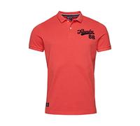 Superdry Vintage SUPERSTATE Polo M1110349A Maldive Pink S Hombre