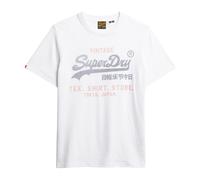 Superdry - VL Heritage Relaxed Tee - Tops - Hombre - Blanco - L -