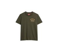 Superdry Workwear Flock Graphic C1-Camiseta Estampada (Mediana), Hombres-Tejidos y Sudaderas, L