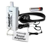 SuperEar - Amplificador de sonido personal, modelo SE5000 (actualización reestructurada de SE4000 discontinuo), aumenta el sonido ambiente, ganancia 50 db