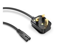 Superer Cable de alimentación de 5 m para Sony PS5 PS4 PS3 Slim PlayStation 5 4 3, Xbox Series X/S, Xbox One X/S - Cable de repuesto de 2 pines IEC C7 Figura 8