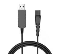 Superer Cable de carga USB a C Compatible con Philips HQ8505 9000 7000 5000 3000 QG HQ QC AT PT RQ Series Afeitadora Cable de alimentación