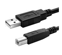 Superer Cable USB de impresora de 5 m, USB 2.0 tipo A a USB-B macho, apto para HP, Canon, Lexmark, Epson, Dell Printer Power Lead, cable de carga duradero