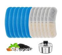 SUPERFA Kit de repuesto de filtro de fuente de agua para gatos, filtros de fuente de agua para mascotas, 6 piezas, filtros de repuesto para dispensador de agua inalámbrico 3.2