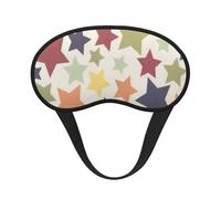 Superficie colorida de la estrella, Cubiertas oculares completas, antifaces para dormir que bloquean la luz, orejeras opacas para dormir