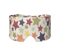 Superficie colorida de la estrella,Máscara para ojos con bloqueo de luz y protección ocular completa para dormir, orejeras y ojos.