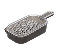 Superficie de rejilla gruesa y fina para neumáticos, diseño de caja de seguridad extraíble para alimentos, rallador multiusos para jengibre, wasabi, daikon, frutas, cebollas, ñames, tareas de cocina