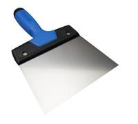 Superficie espátula - Ancho - Espátula con mango de 2 componentes - Acero inoxidable - Ancho: 180 mm - Mod.K5