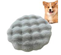 Superficie para dormir aislada para mascotas: felpa, resistente a la intemperie para perreras, cojín de confort para mascotas, relleno de fibra de alta densidad, grueso, suave, lavable, gris Sto