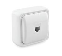 Superficie telefónica con base, 1xRJ11, ideal para conexiones telefónicas y soluciones de comunicación en oficinas.