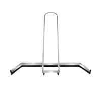 Superficies de pista de tenis resistentes plateadas,Extractor de pista de tenis de acero inoxidable,Secador de superficie de agua cortadora,raspador de cancha de tenis,esquinas redondas,para uso en