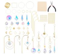 SUPERFINDINGS 203 kit de fabricación de colector de sol para hacer yo mismo suministros de fabricación de colector de sol de cristal para adultos decoración de interior de la ventana de la casa de