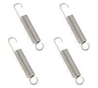SUPERFINDINGS 4 piezas de 3.54 pulgadas resortes de repuesto para tumbonas acero Sofamechanismo Muelles de tracción Muelle de gancho largo para muebles de silla Piezas de repuesto, 90x14.5mm, Acero