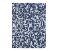 SUPERFINDINGS A5 - Funda de libro de tela, protección de libro, protección de onda, estilo japonés, cubierta de libro de bolsillo, lavable, funda de libro para lector de álbumes, 14,9 x 21,8 cm
