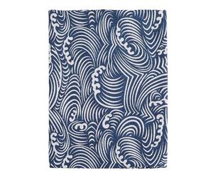SUPERFINDINGS A5 - Funda de libro de tela, protección de libro, protección de onda, estilo japonés, cubierta de libro de bolsillo, lavable, funda de libro para lector de álbumes, 14,9 x 21,8 cm
