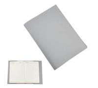 SUPERFINDINGS Funda rústica de piel sintética para diario de 23 x 16,7 cm, color gris, rellenable, hecha a mano, para viajes, escritores, amantes de los libros, regalos