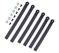 SUPERFINDINGS Juego de 6 correas de sujeción para snowboard de 3 tamaños, 206/227/264 mm, correas elásticas de PVC para snowboard