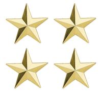 SUPERFINDINGS - Pines de solapa con estrella de aleación de gran broche pentagrama para día de los veteranos para regalo decoraciones de disfraz 4 julio día del trabajo