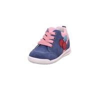 Superfit Avrile Mini Laced, Zapatillas Bebé-Niñas, Blue Pink 8000, 19 EU