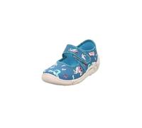 Superfit Belinda 8400 - Zapatillas de estar por casa, color turquesa y multicolor, Turquesa Multicolor 8400, 23 EU Weit