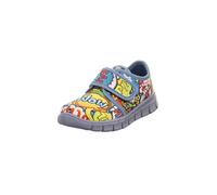 Superfit Bobby Hausschuhe 1-000706, Pantuflas, Azul Multicolor 8000, 25 EU Ancho
