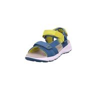 Superfit Criss Cross Sandalia, Azul/Amarillo 8050, 38 EU