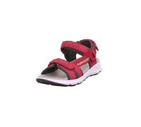 Superfit Criss Cross, Sandalia, Rojo Verde 5010, 33 EU Ancho