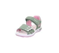 Superfit Emily, Sandalia, Verde Claro Rosa 7500, 32 EU