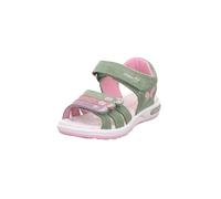 Superfit Emily, Sandalia, Verde Claro Rosa 7510, 31 EU Ancho