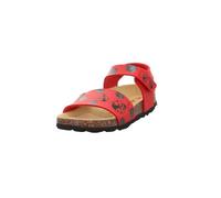 Superfit Fussbettpantoffel, Sandalia, Red Black 5010, 35 EU