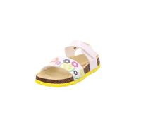 Superfit Fussbettpantoffel, Sandalia, White Yellow 1000, 28 EU