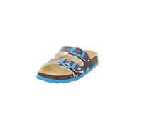 Superfit Fussbettpantoffel, Sandalias Niños, Azul Multicolor 8140, 24 EU