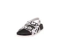 Superfit Fussbettpantoffel, Sandalias Niños, Negro Blanco 0000, 40 EU