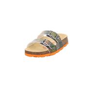 Superfit Fussbettpantoffel, Sandalias Niños, Verde Multicolor 7100, 26 EU