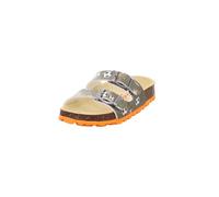 Superfit Fussbettpantoffel, Sandalias Niños, Verde Naranja 7070, 25 EU
