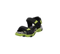 superfit Henry 1600101, Sandalias de Tiras, Negro/Verde, 27 EU