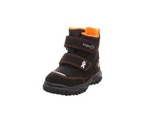Superfit HUSKY1 Botas de moda para niño con forro cálido Sympatex Negro/Naranja 0010, talla 23 EU