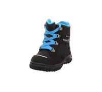 Superfit Husky1, Botas de Nieve Bebé-Niños, Negro Azul Claro 0000, 22 EU