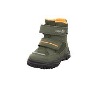 Superfit Husky1, Botas de Nieve Niños, Verde Naranja 7000, 23 EU