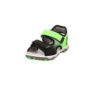Superfit Mike 3.0, Sandalia, Negro Verde Claro 0000, 28 EU