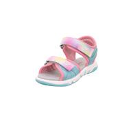 Superfit Pebbles 7510 - Sandalia (26 UE), color verde claro y rosa