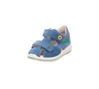 Superfit Sandalia Boomerang para niños, Azul Verde 8010., 22 EU Ancho