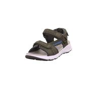 Superfit Sandalia Criss Cross para niña 1-000580, Verde Azul 7010, 35 EU Ancho