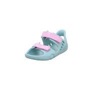 Superfit Sandalia de niña Splash-s, Verde Claro Púrpura 7510, 30 EU