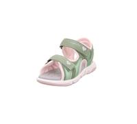 Superfit Sandalia para niña Pebbles 1-009544, Verde Claro Rosa 7500, 28 EU