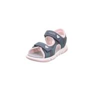 Superfit Pebbles, Sandalia, Azul Rosa 8000, 34 EU