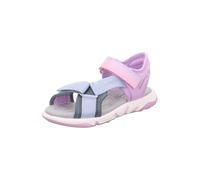 SUPERFIT Sandalias 'Pebbles' azul ahumado / azul paloma / lila / rosa 28 EUR