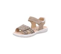 SUPERFIT Sandalias 'Sparkle' beige / marrón oscuro / blanco 32 beige / marrón oscuro / blanco