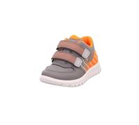 Superfit SPORT7 Mini Sneaker, Gris Claro/Naranja 2500, Talla 28 EU