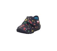 Superfit Spotty, Zapatillas De Estar Por Casa Niñas, Azul Multicolor 8130, 18 EU Ancho